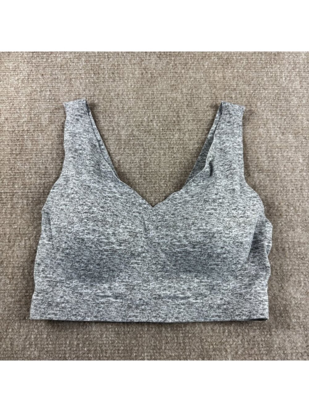 Soma Enbliss Wireless Pullover Bralette Medium Heathered Gray Comfort Soft Cozy